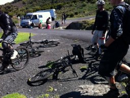 Descente du Maïdo en VTT